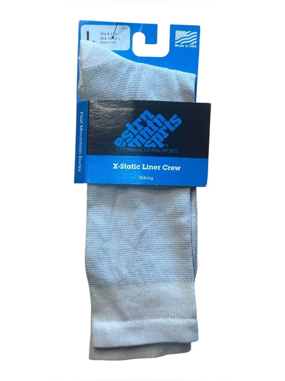 Eastern Mountain Sports X-Static Liner Crew Socks - Light Gray